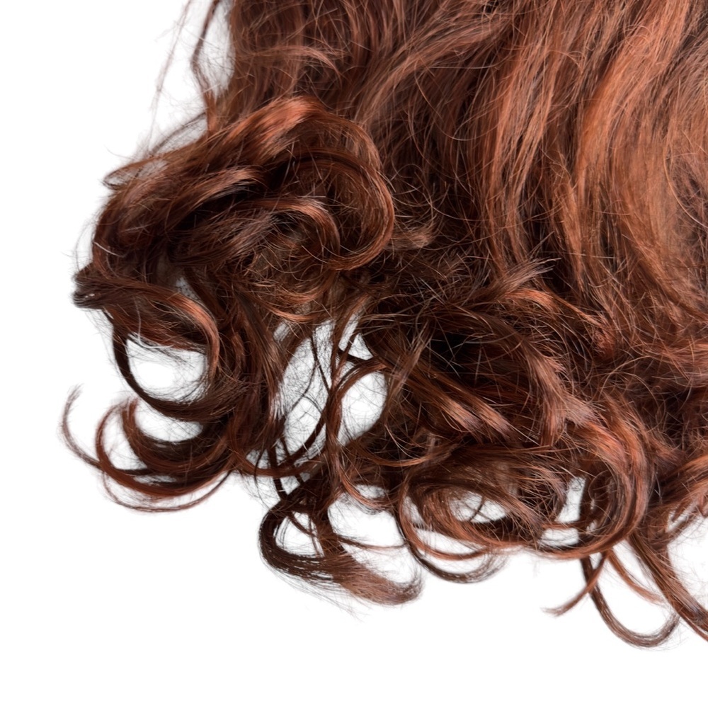 Hair Do Jessica Simpson Dark Copper 15” Clip In Wavy Extension Hair - Picture 2 of 13